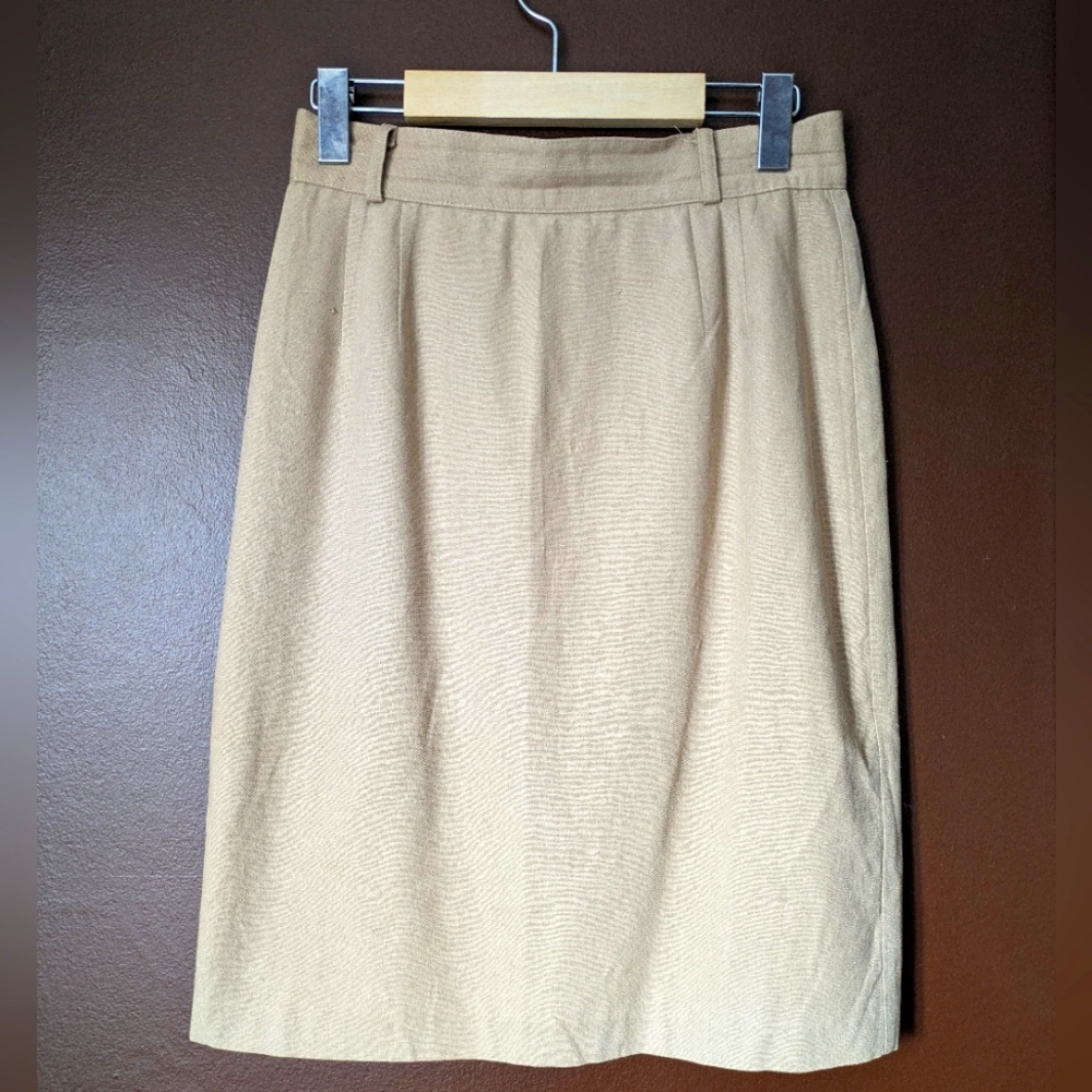 Silk Pencil Skirt